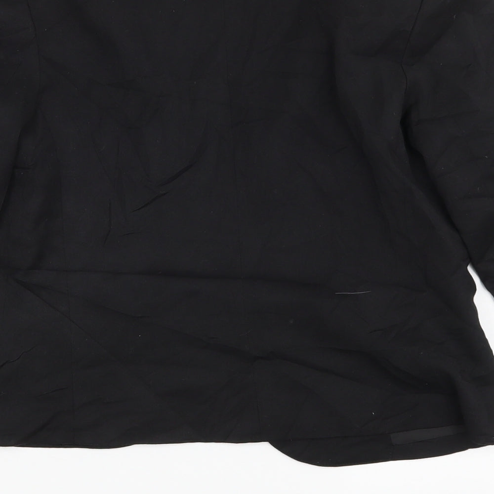 H&M Womens Black Jacket Blazer Size 34