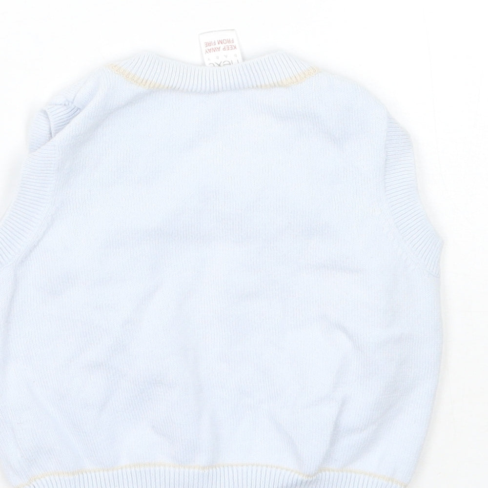 NEXT Boys Blue Pullover Jumper Size 3-6 Months