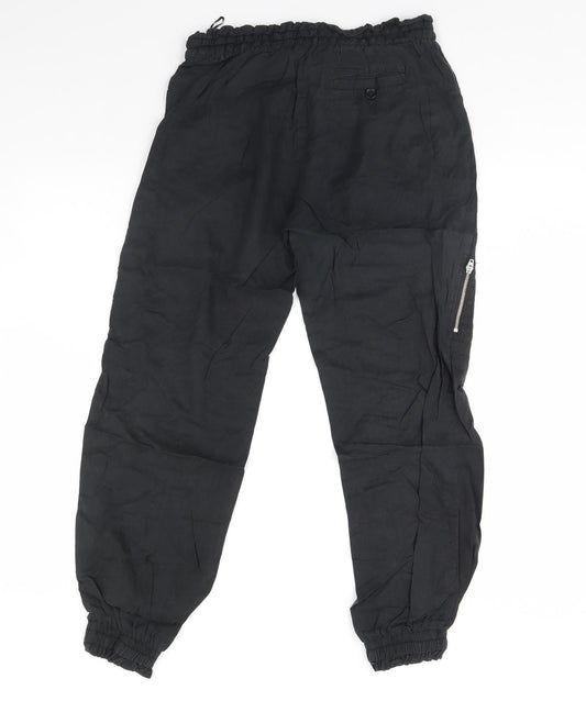 Fleur Wood Womens Black Trousers Size XS L28 in
