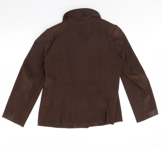 Roman Womens Brown Jacket Size 16 - Shoulder Pads