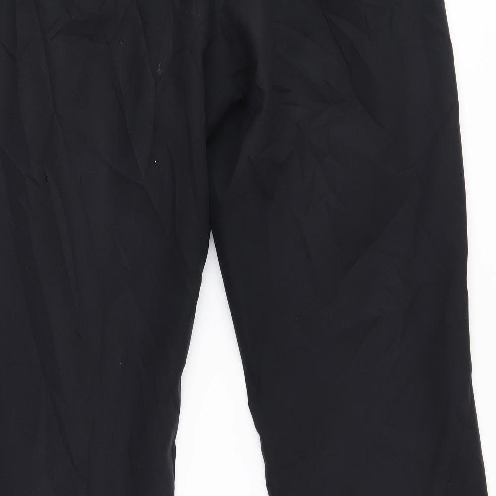 New Look Womens Black Trousers Size 12 L28 in -