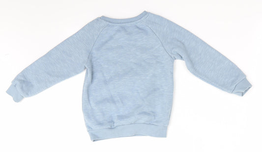 Primark Boys Blue Pullover Sweatshirt Size 2-3 Years - Forever Fun
