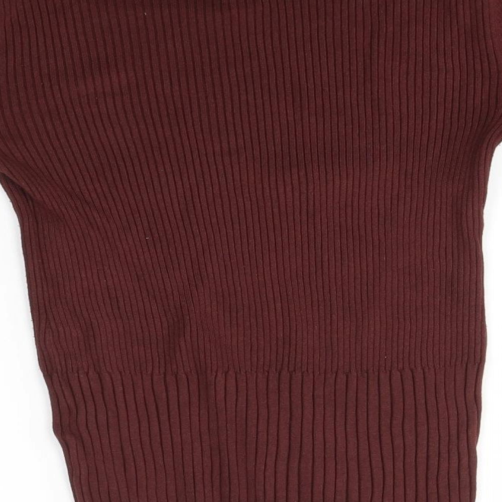 H&M Womens Brown Pullover Jumper Size S