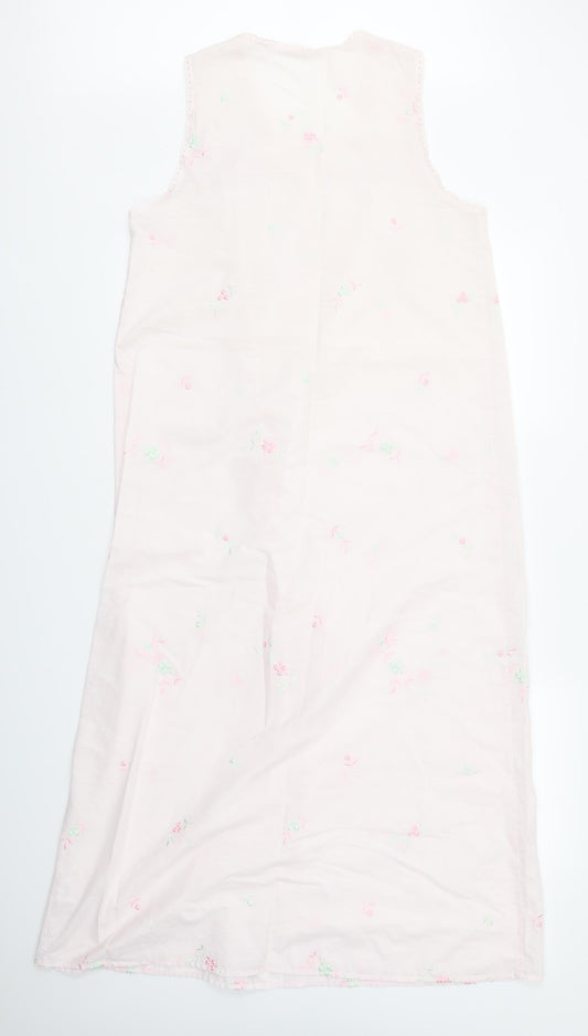 M&S Womens Pink Floral Maxi Size 12
