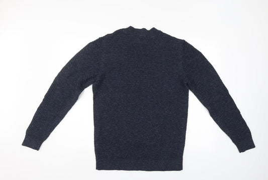 Selected Homme Mens Blue Pullover Jumper