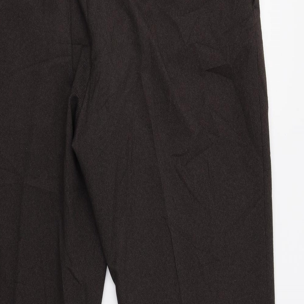 BHS Womens Brown Trousers Size 38 L31 in