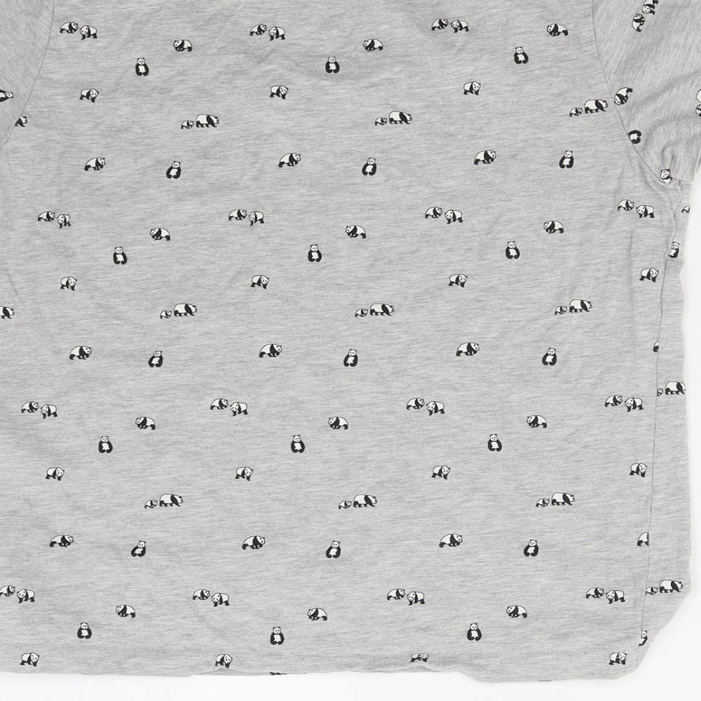 NEXT Womens Grey Babydoll Pyjama Top Size S