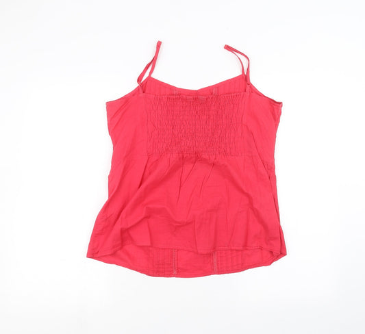 Dorothy Perkins Womens Red Basic T-Shirt Size 16