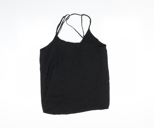Peacocks Womens Black Camisole T-Shirt Size 14