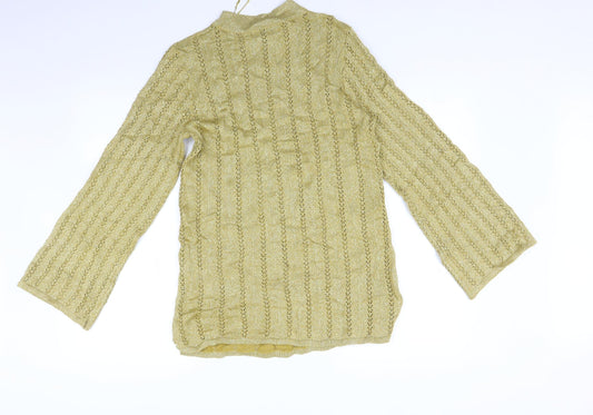 Marks and Spencer Womens Gold A-Line Size 12