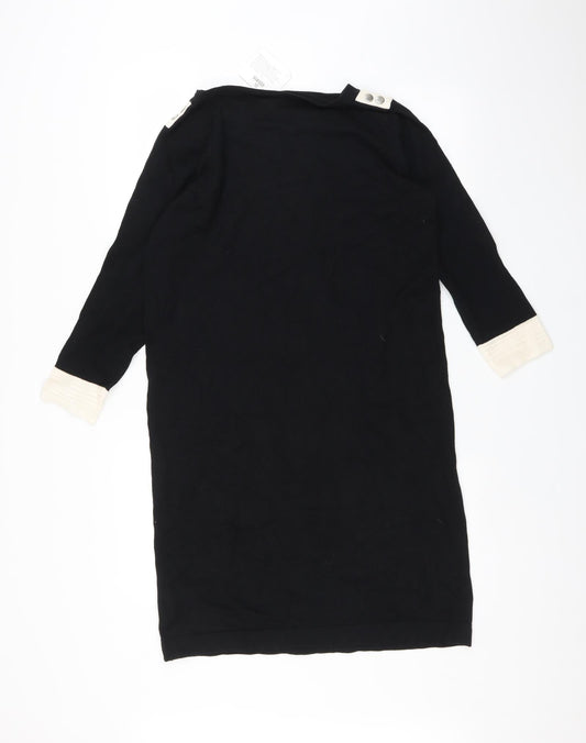 Together Womens Black A-Line Size 12