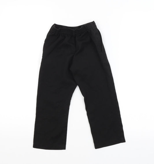 George Boys Black Trousers Size 3-4 Years