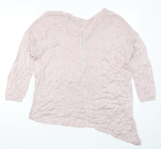 NEXT Womens Pink Basic T-Shirt Size 14
