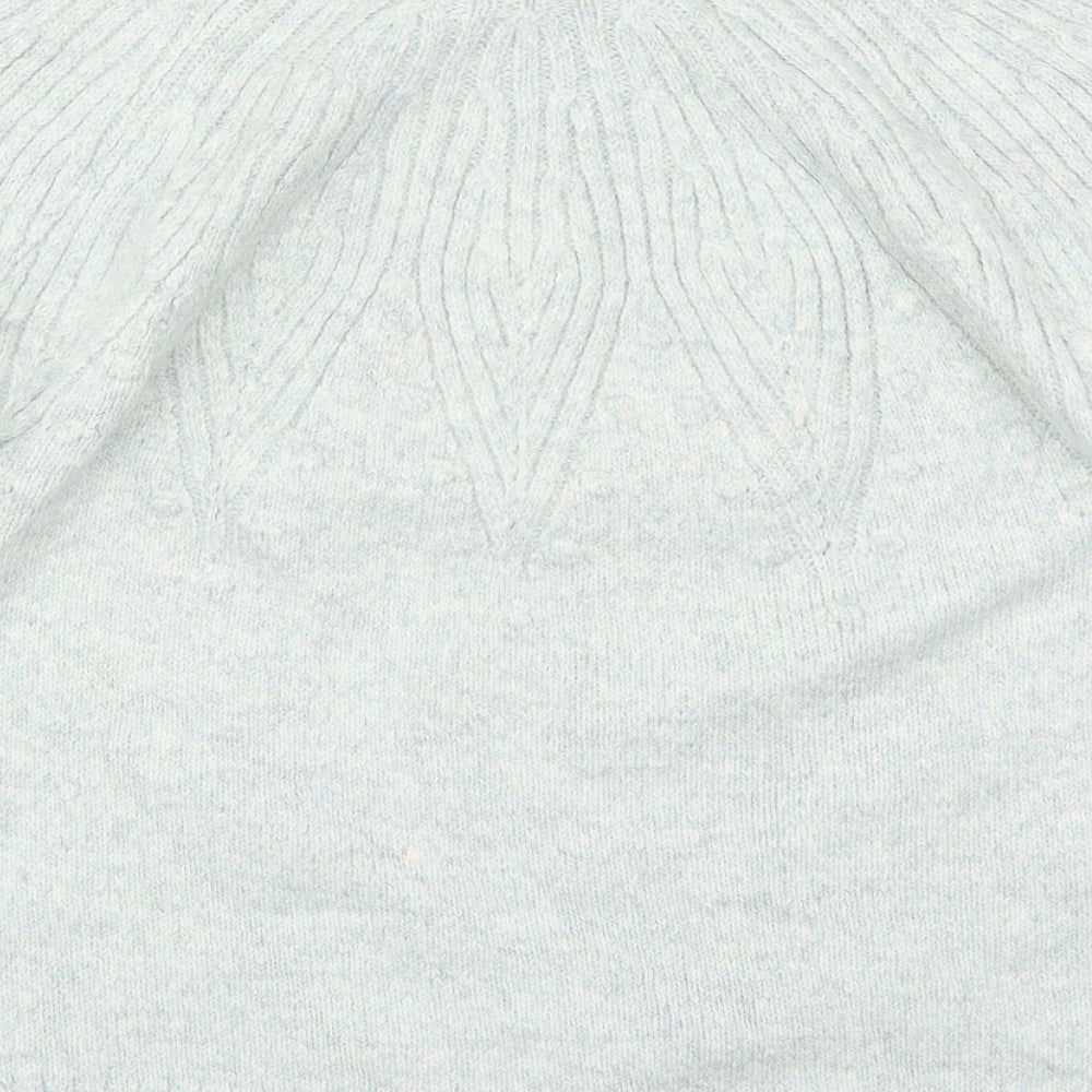 M&Co Womens Green Knit Pullover Jumper Size M