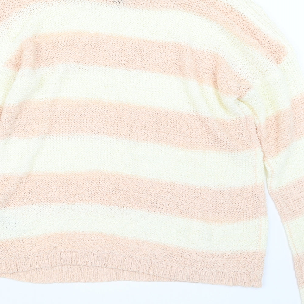 Atmosphere Womens Pink Knit Pullover Jumper Size 10