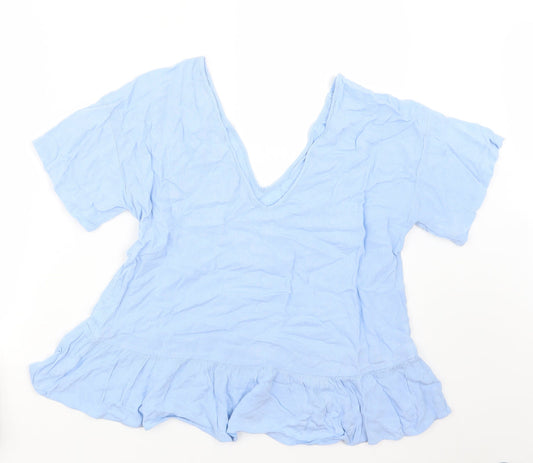 ASOS Womens Blue Basic Blouse Size 10
