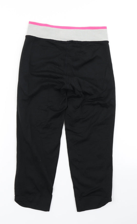M&S Collection Womens Black Compression Shorts Size S