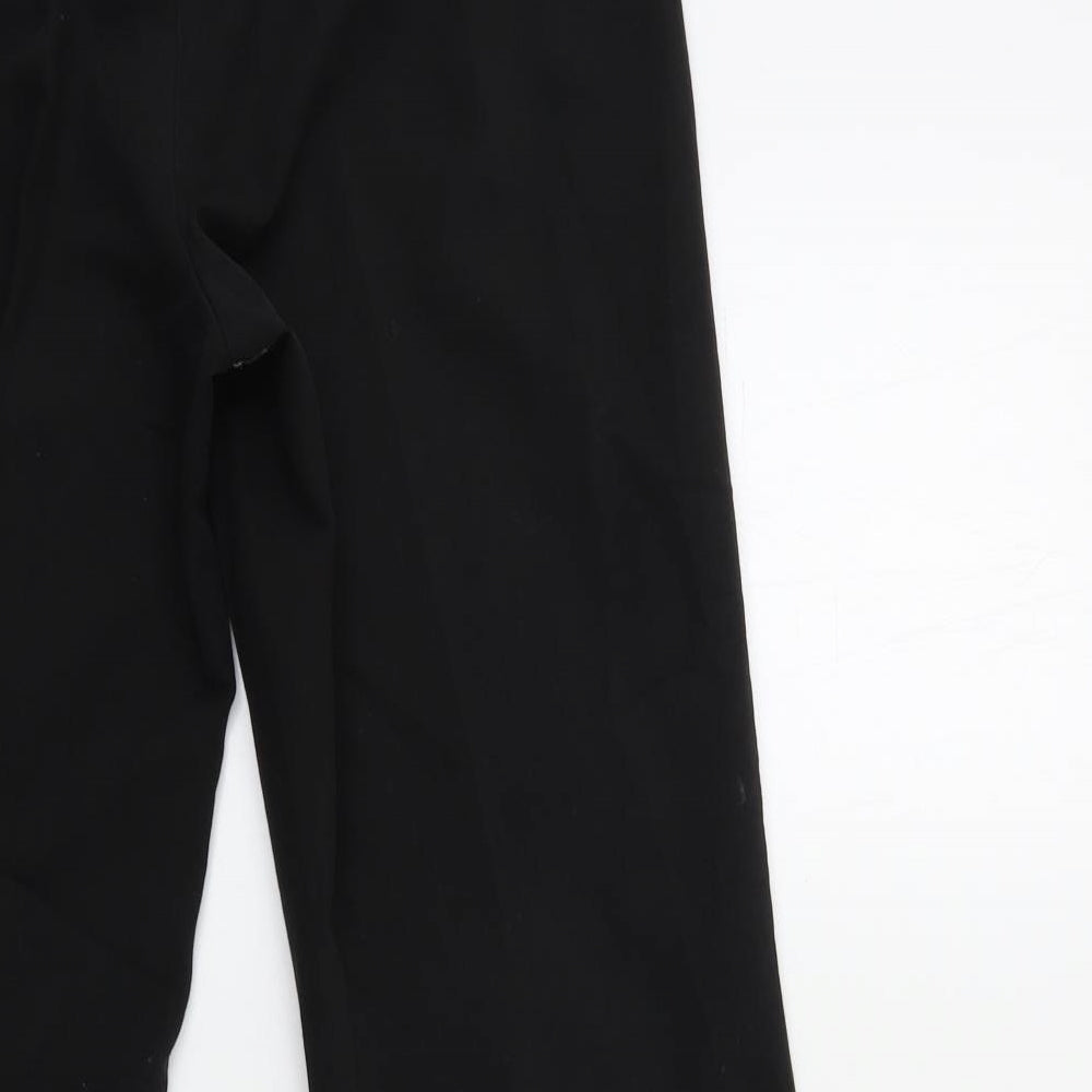 BHS Womens Black Trousers Size 12 L30 in