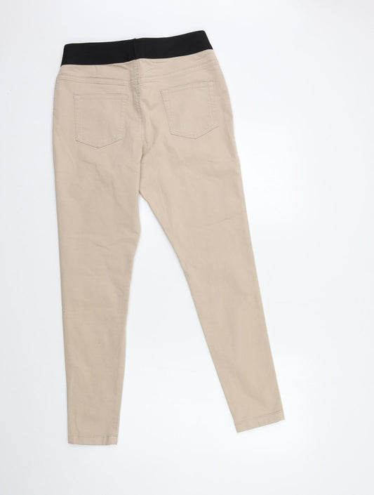 Preworn Womens Beige Denim Jegging Jeans Size 28 in L28 in