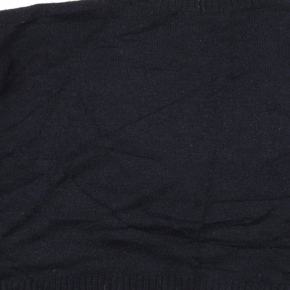 NEXT Womens Blue Floral Pullover Jumper Size 14