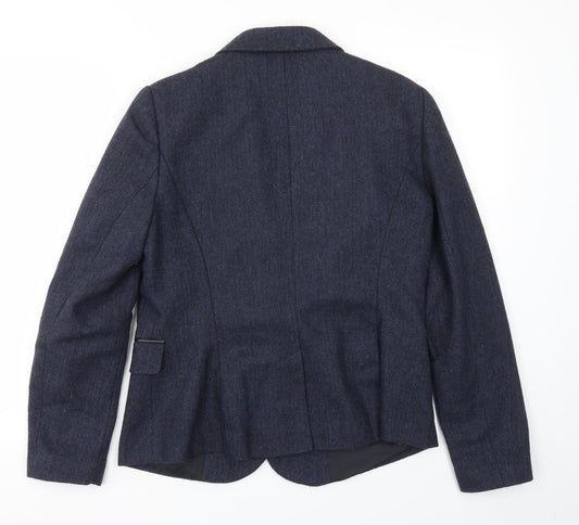 George Womens Blue Jacket Blazer Size 12