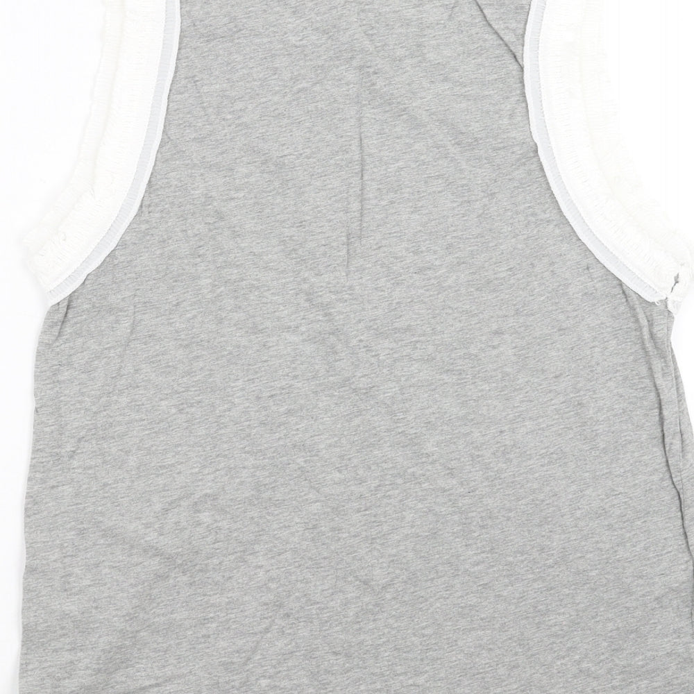 River Island Womens Grey Basic T-Shirt Size 12