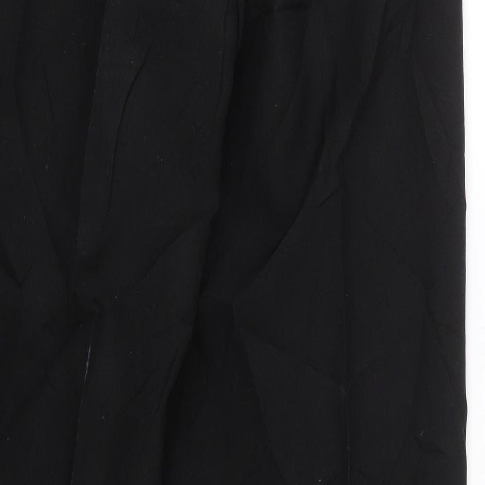 Preworn Womens Black Trousers Size 10 L29 in