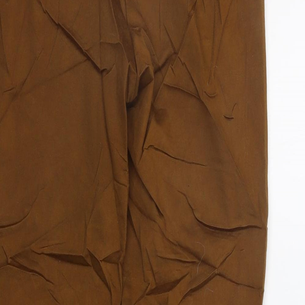 H&M Womens Beige Trousers Size 8 L25 in
