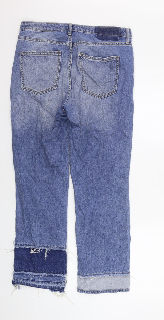 &DENIM Womens Blue Straight Jeans Size 30 in L27 in