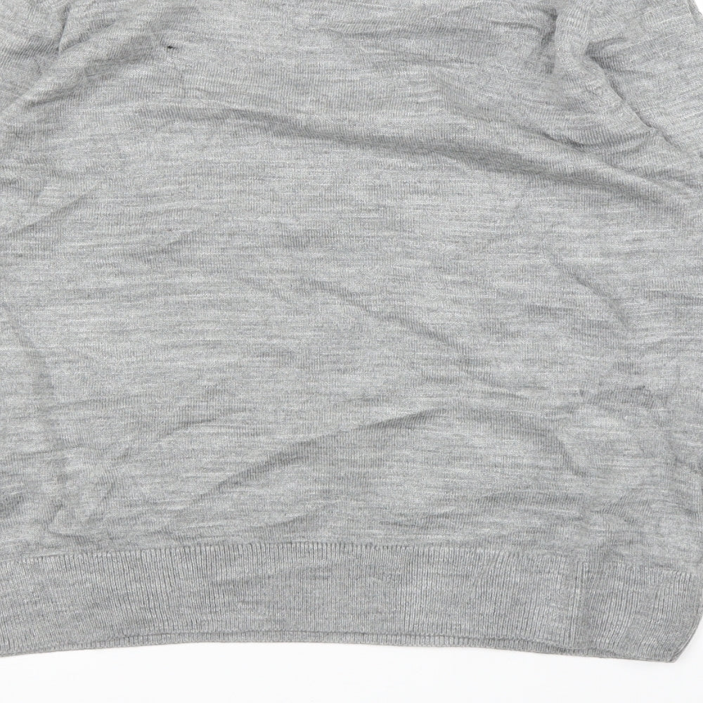 M&S Womens Grey Pullover Jumper Size M