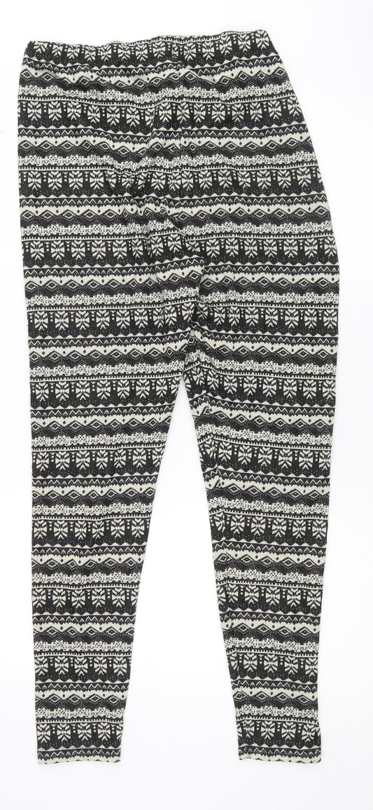 Atmosphere Womens Multicoloured Argyle/Diamond Jogger Leggings L29 in