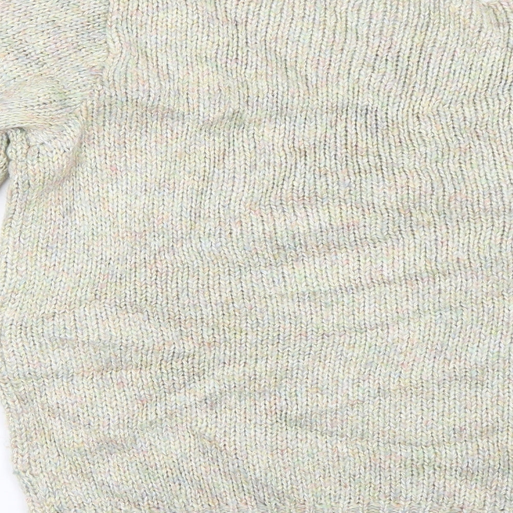 H&M Womens Multicoloured Argyle/Diamond Pullover Jumper Size 12