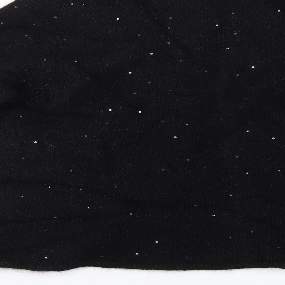 Marks and Spencer Womens Black Cape Jumper Size 14
