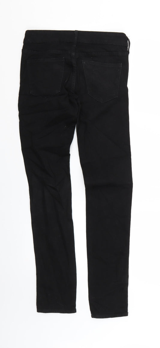 Denim Mens Black Skinny Jeans Size 30 L26 in