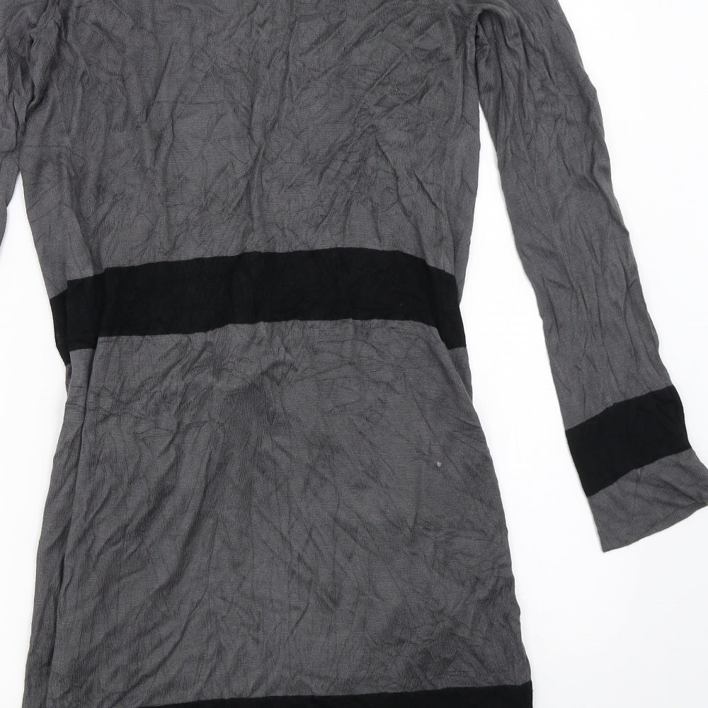Marks and Spencer Womens Grey Cardigan Jumper Size 8