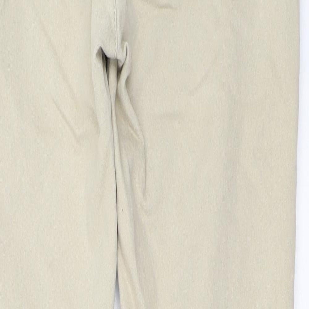 Preworn Womens Beige Trousers Size 28 in L26.5 in
