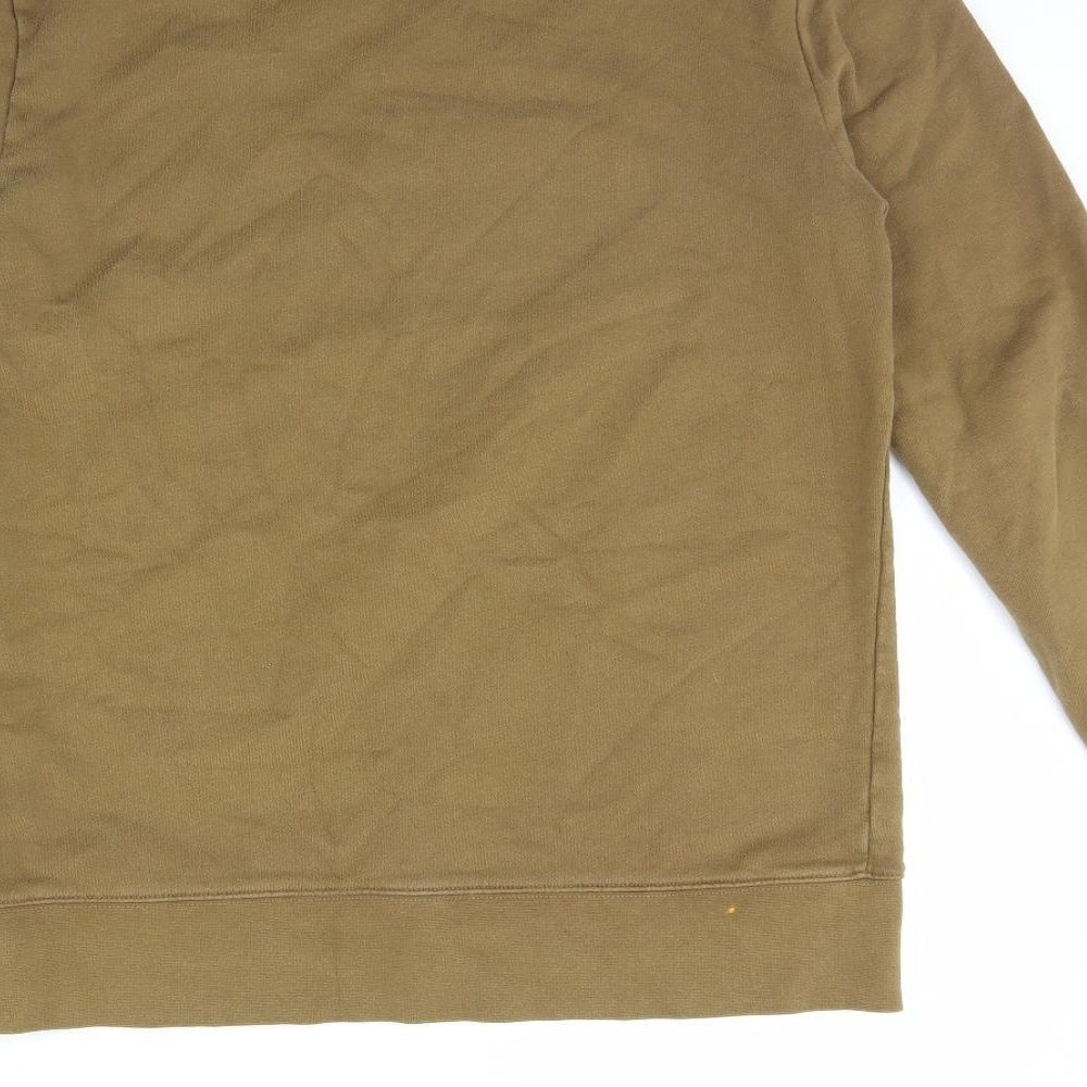 H&M Mens Green Pullover Jumper Size S