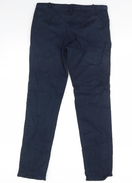 DECATHLON Womens Blue Straight Jeans Size 12 L29 in