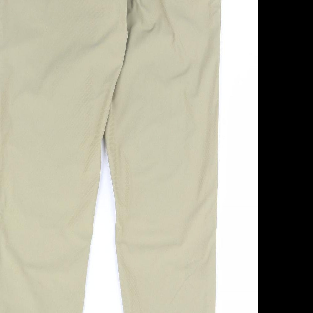 Preworn Womens Green Trousers Size 34 in L30 in