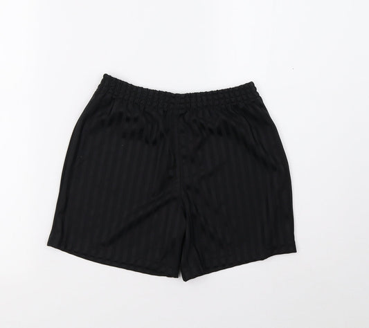 George Boys Black Sweat Shorts Size 8-9 Years