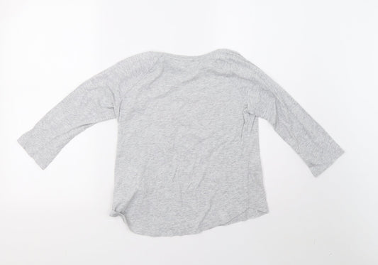 H&M Girls Grey Pyjama Top Size 8-9 Years - sunday vibes
