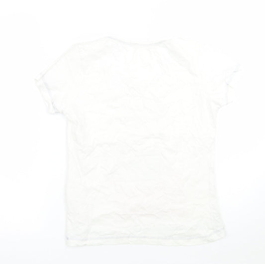 Love to laze Womens White Basic T-Shirt Size 14 - Bride to be
