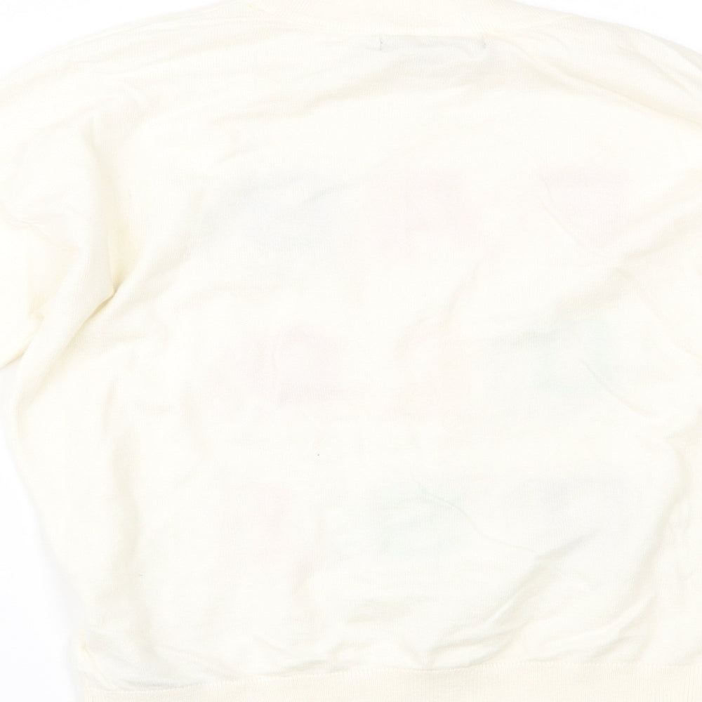 Marks and Spencer Womens Ivory Pullover Jumper Size S