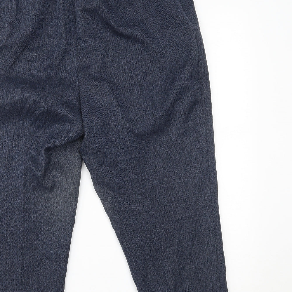 Julipa Womens Blue Trousers Size 16 L22 in