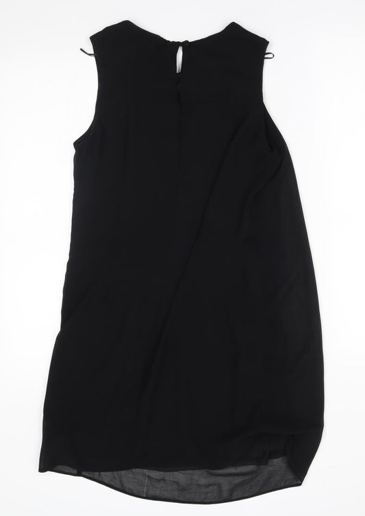 Atmosphere Womens Black A-Line Size 10