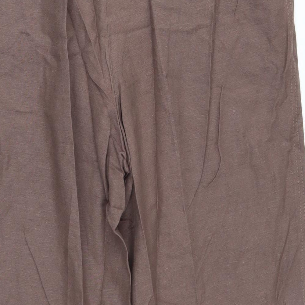 Joanna Hope Womens Brown Trousers Size 16 L24 in
