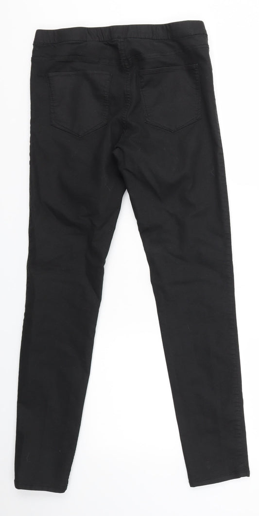 H&M Womens Black Skinny Jeans Size 8 L29 in
