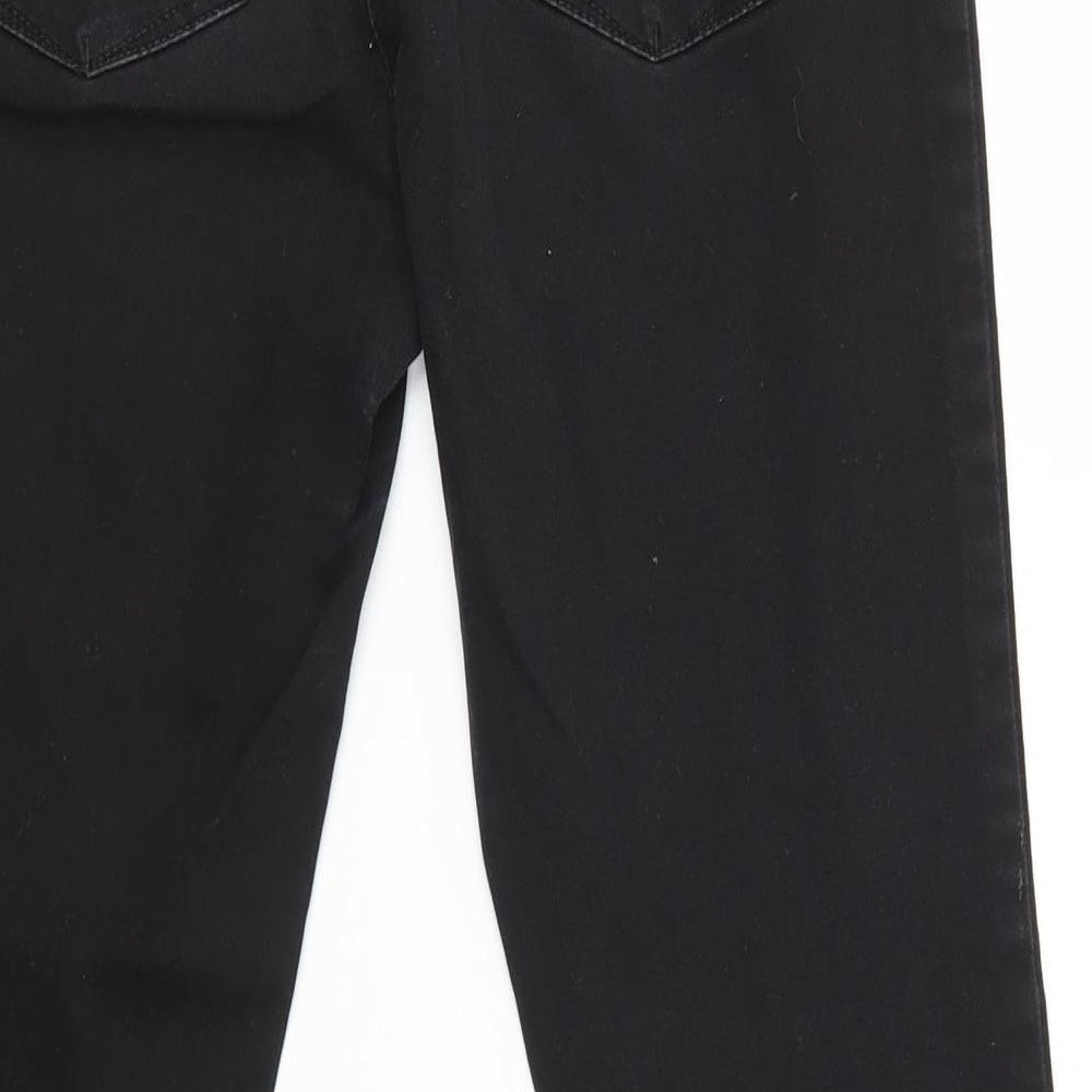 H&M Womens Black Skinny Jeans Size 8 L28 in