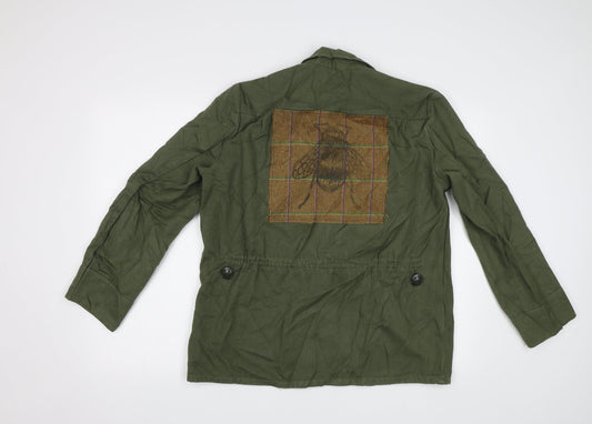 Preworn Womens Green Canvas Jacket Size L