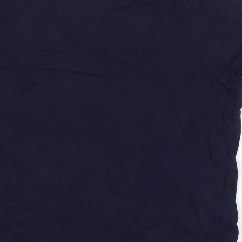 Debenhams Womens Black Basic Polo Size 12 - Snuggle Up
